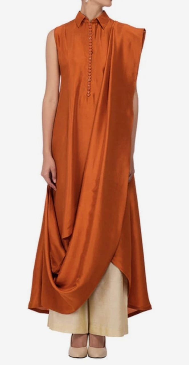 Draped Kurti Pattern